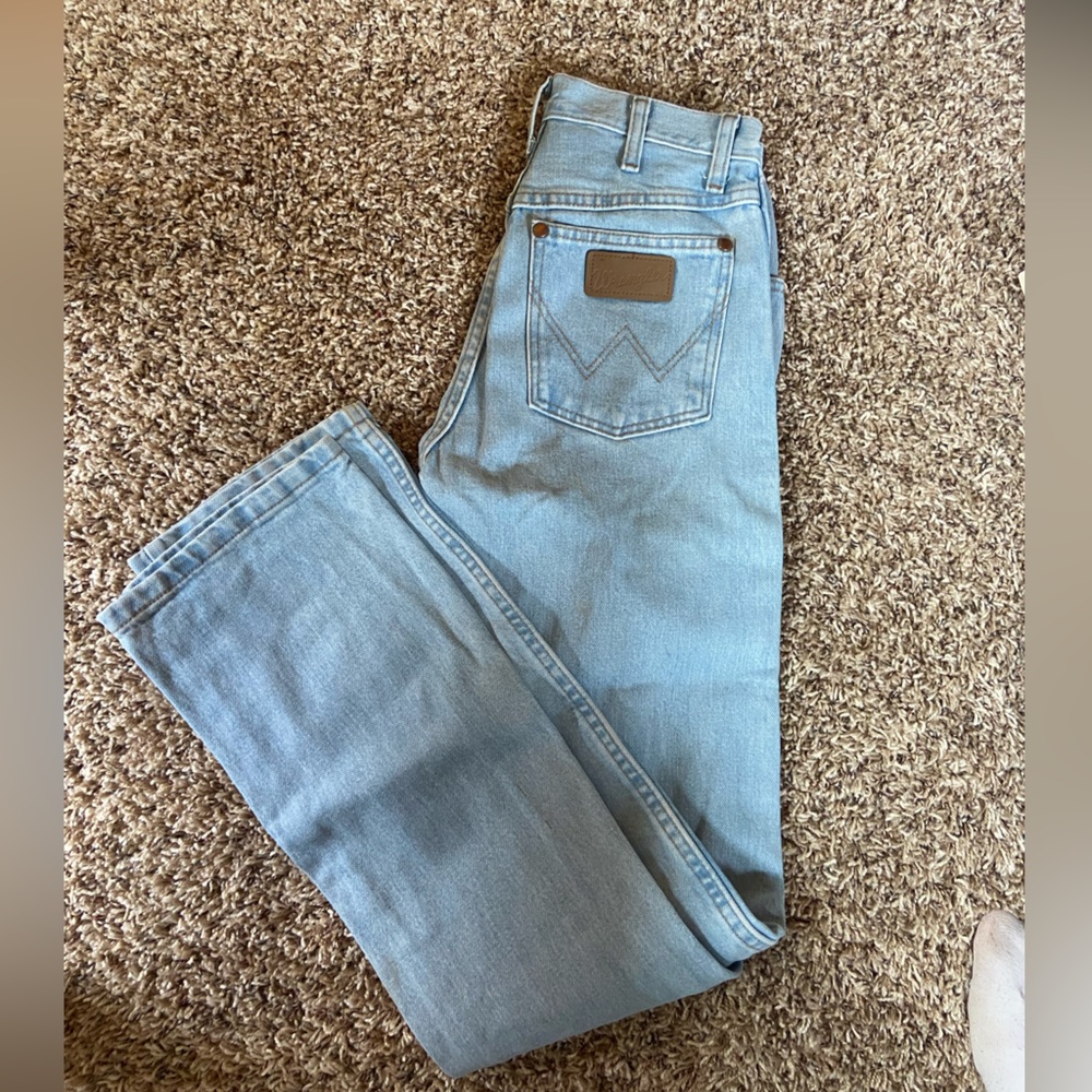 Light wash wrangler jeans 14 MWZ